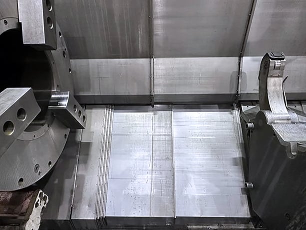 Mazak #Cybertech-Turn-5500M, CNC lathe, 36" swing, 159.13" machining length, 32" chuck, 14.76" bore - Image 7