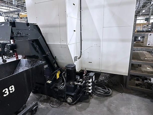 Mazak #Cybertech-Turn-5500M, CNC lathe, 36" swing, 159.13" machining length, 32" chuck, 14.76" bore - Image 10