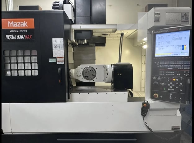 Mazak #VCN-530/5AX, 5-Axis machining center, 41.3" X, 20.8" Y, 20.8" Z, 51.1" x21.86" table, 12000 RPM, 25 - Image 2