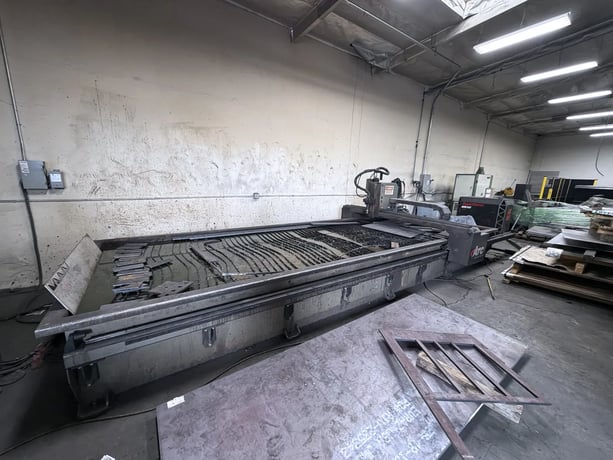 Arc Specialties, CNC plasma cutting system, 6' x 20' water table, Hypertherm XPR300, 300 amp, 2" pierce, 3" - Image 1