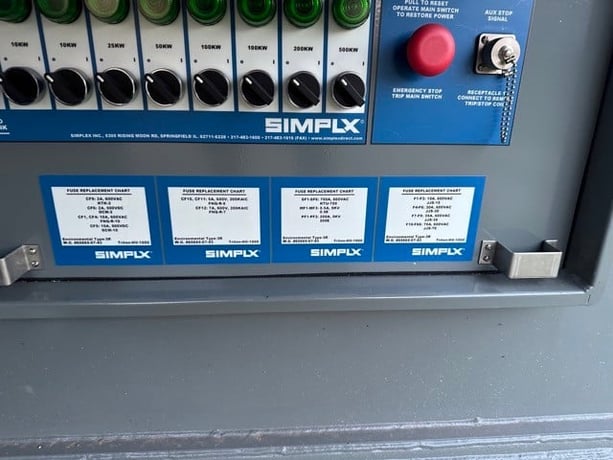 Simplex #3Triton-HV-1000, 1000 KW resistive load bank, 0 hours, 2022 - Image 7