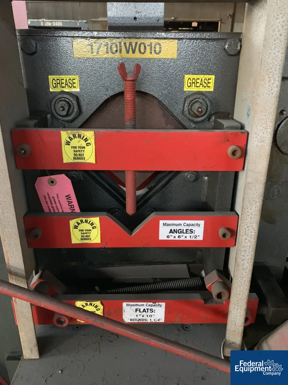 Edwards #Jaws-IV, Hydraulic Ironworker, 100 Ton - Image 5