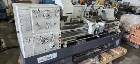 20" x 60" Ficom #L2060, Engine Lathe, 12" swing over cross slide, 3-1/8" bore, 25-1600 RPM, inch/metric - Image 2
