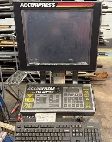 400 Ton, Accurpress #7400-14, CNC Hydraulic Press Brake, 14' overall, 148" between housing, 10" stroke, 10" - Image 2