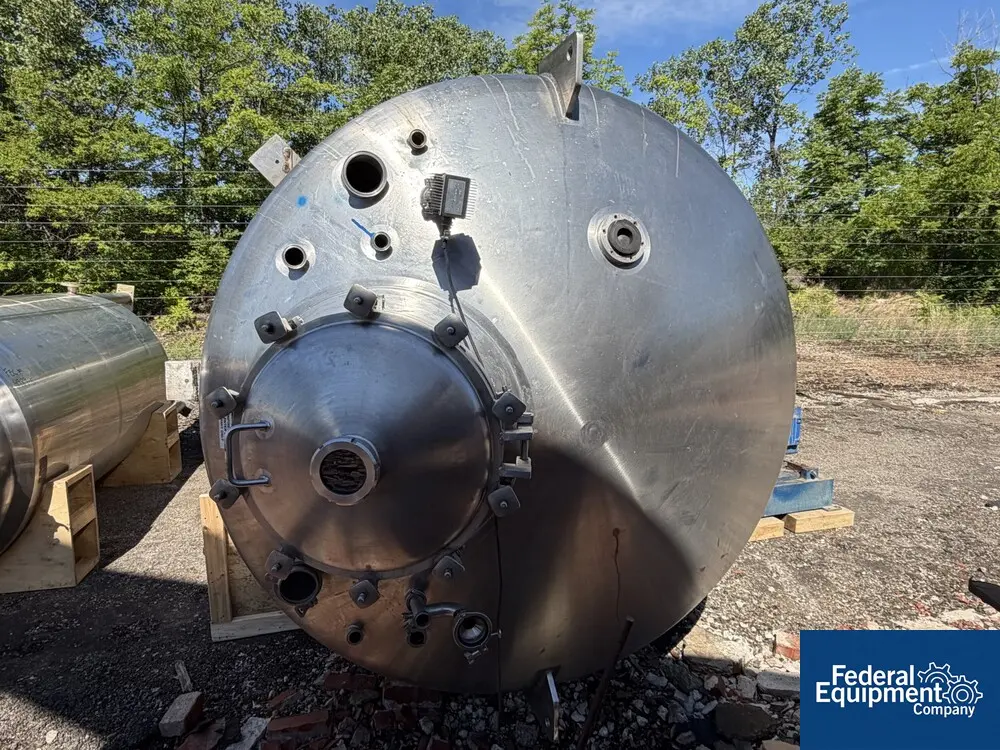 3962.6 gallon Cherry Burrell, Stainless Steel Jacketed Reactor, 45 PSI/FV @ 350 deg F internal, 100 PSI @ 350 - Image 7
