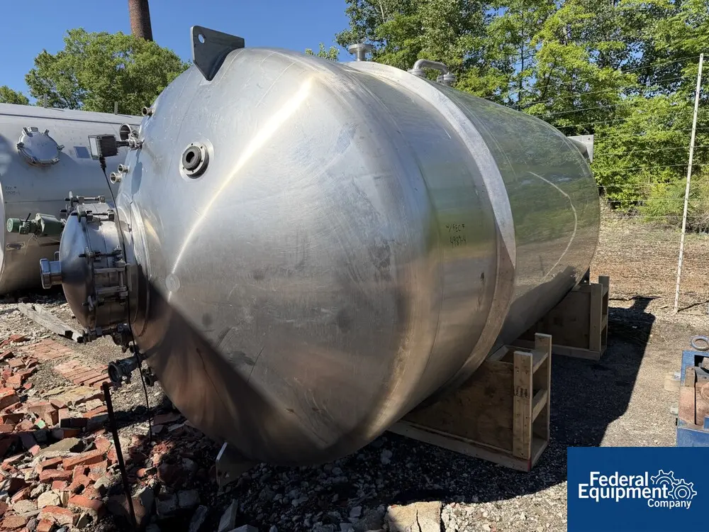 3962.6 gallon Cherry Burrell, Stainless Steel Jacketed Reactor, 45 PSI/FV @ 350 deg F internal, 100 PSI @ 350 - Image 8