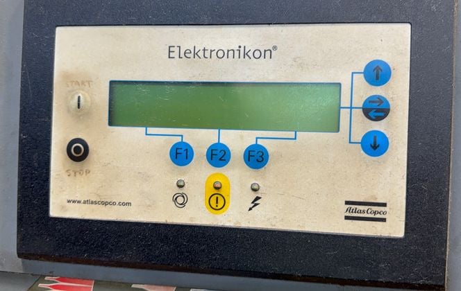 Atlas Copco #GA-110, Rotary Screw Air Compressor, 165 HP, 460 V., 1999 - Image 2