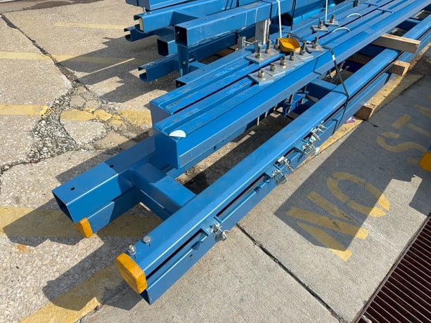 1 Ton, Gorbel, Overhead Crane System, 2000 lb. capacity, 35' rail, 4 upright posts - Image 10
