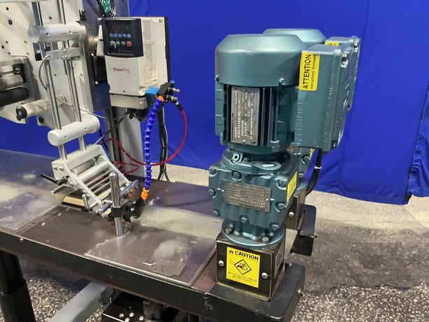 Label-Aire #3115-1500, Pressure Sensitive Wipe-On Label Applicator, 4" right hand, 120 V. - Image 5