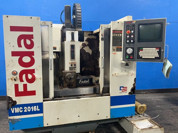 Fadal #VMC-2016L, CNC Vertical Machining Center, Multi-Spot Tool Changer, Fadal Controls, 2001 - Image 1