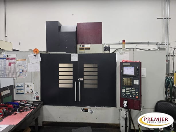 OKK #VM-7III, CNC vertical machining center with rotary table, Fanuc 180isMB, 60.2" X, 29.1" Y, 25.9" Z, 8000 - Image 1