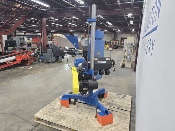 1" American Kuhne #AK-100-PM, air cooled pedestal extruder, 5 HP, 24:1 L/D, 3 barrel zones, 145 RPM, 460 V. - Image 4