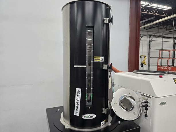 Conair #DX50, carousel plus dryer, 50 lb./hr., 12 cu.ft., RWH-24-12 hopper, 375&deg;F, -40 dew point, 460 V. - Image 2