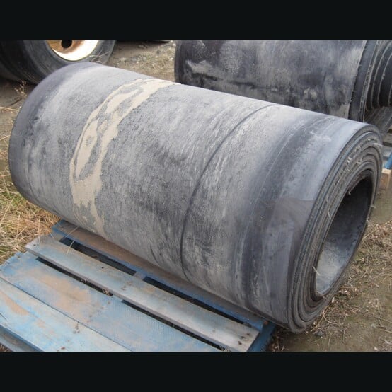 48" wide x 7/8" thick Rubber Conveyor Belting, 4-Ply, 189' total length - Image 6