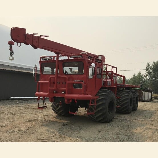 Terra-Flex #TF300TT, 6x6 All Terrain Fire-Fighting Vehicle, 2000 gallon tank, 8-ton Pitman crane, 8" x 6" - Image 3