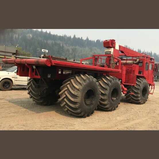 Terra-Flex #TF300TT, 6x6 All Terrain Fire-Fighting Vehicle, 2000 gallon tank, 8-ton Pitman crane, 8" x 6" - Image 7