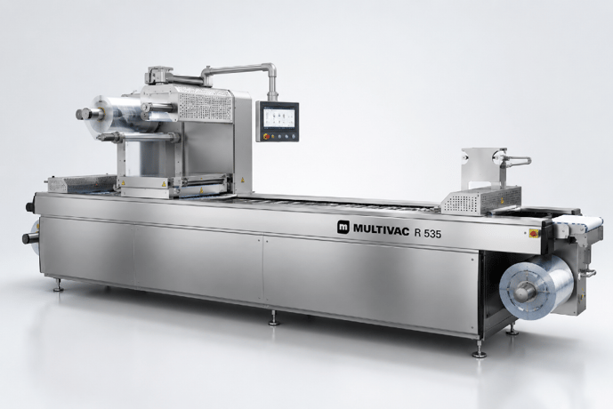 Multivac #R535, automated thermoforming packaging system w/ computer, 2021 - Image 1