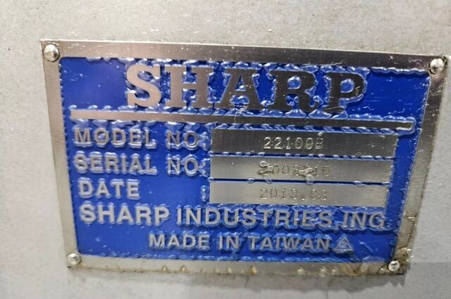 22"/31" x 100" Sharp #22100B, gap bed engine lathe, 16" BTC 3-jaw chuck, 4.5" bore, D1-11 Camlock - Image 6