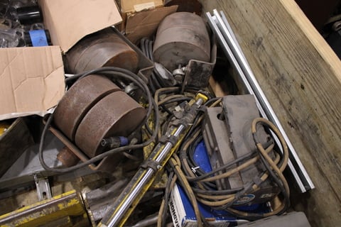 5" x 5" x 3/8" Piranha #P50, Ironworker, 50 ton, 8" throat, 4-1/4" stroke, 14-5/8" plate shear, 13-1/2" open - Image 5