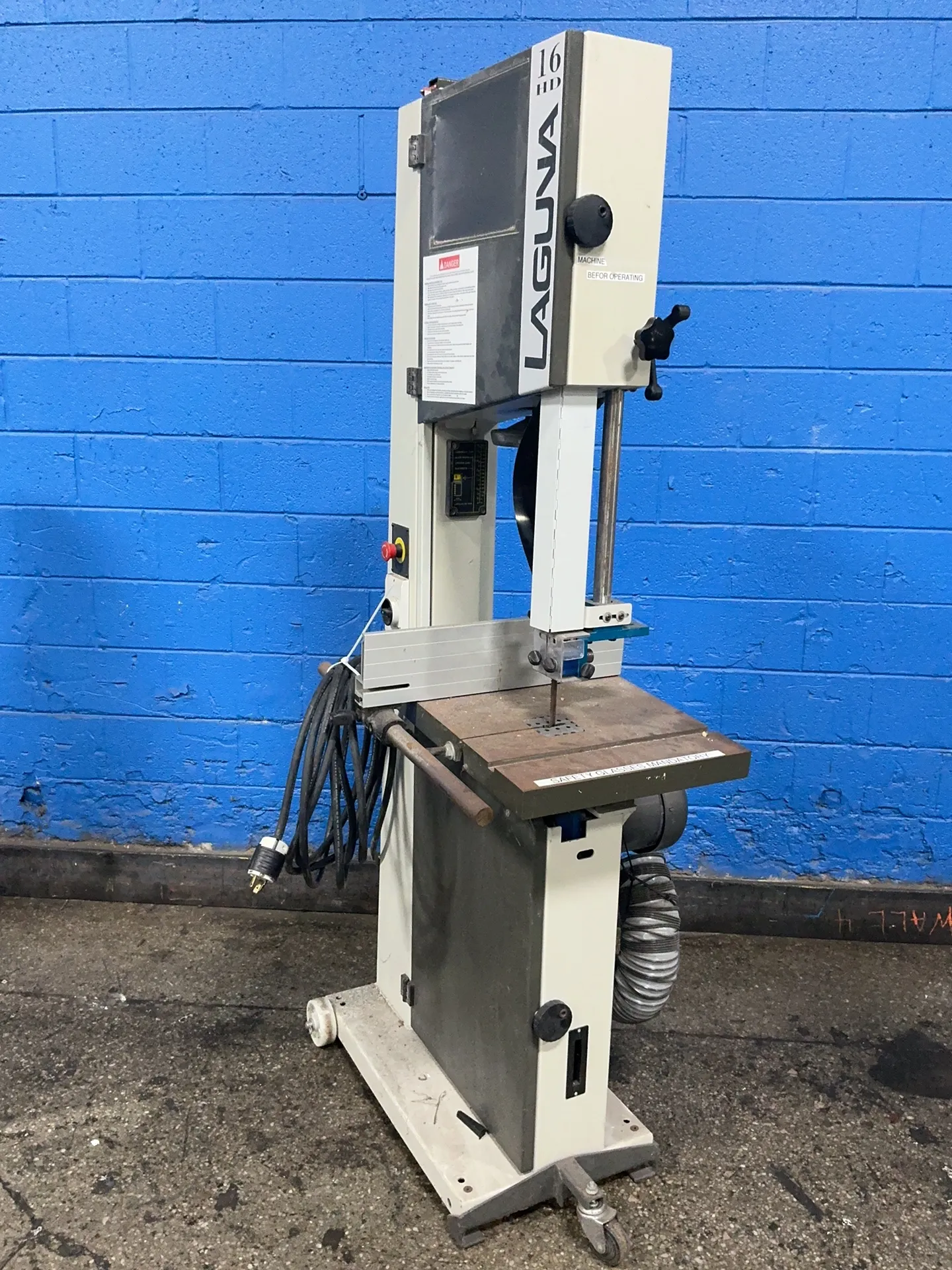 16" Laguna/ACM #LT-1-HD-16, Vertical Band Saw, 4.5 HP, 1450 RPM, 230 V., 2008 - Image 1