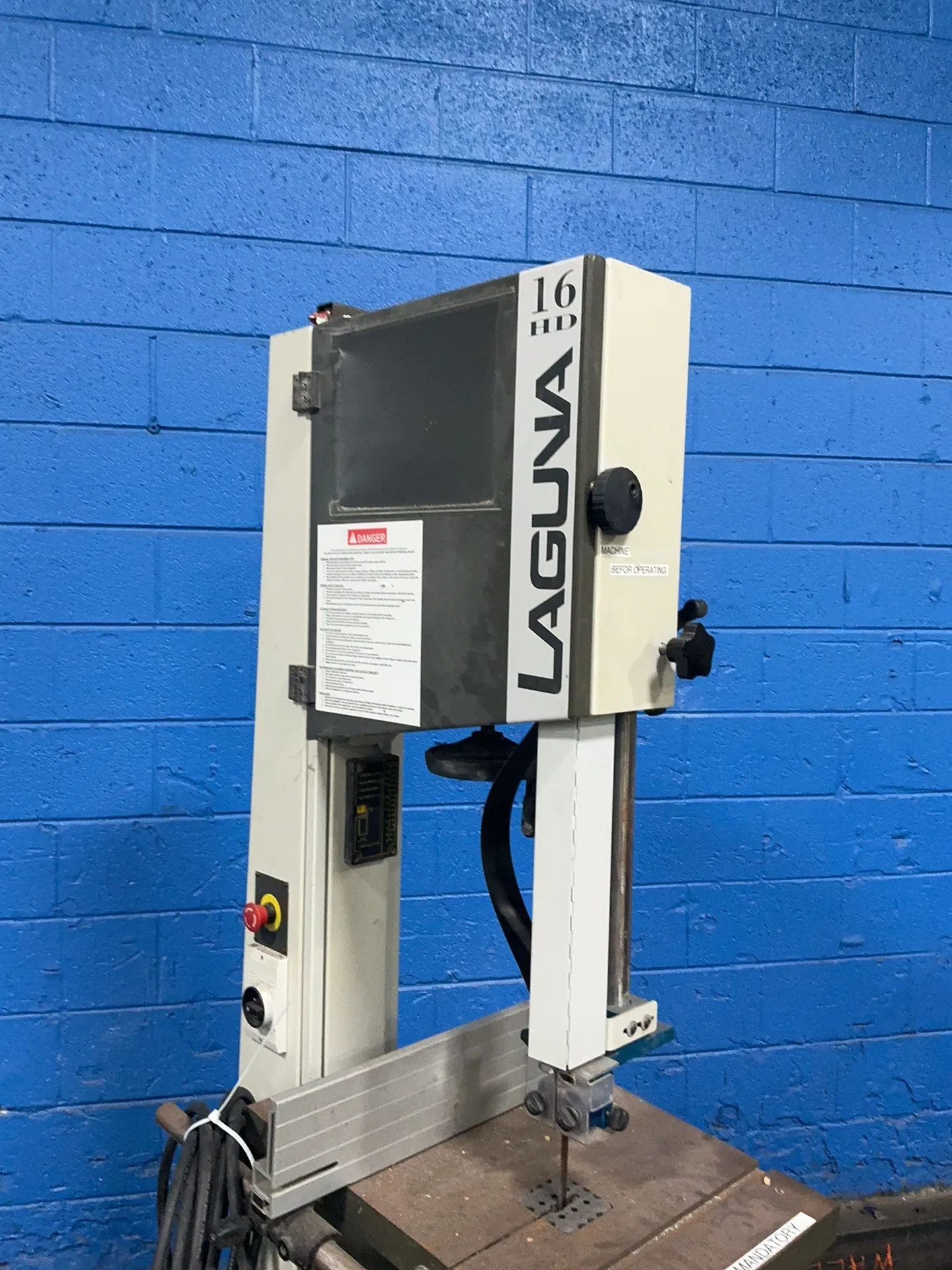 16" Laguna/ACM #LT-1-HD-16, Vertical Band Saw, 4.5 HP, 1450 RPM, 230 V., 2008 - Image 4