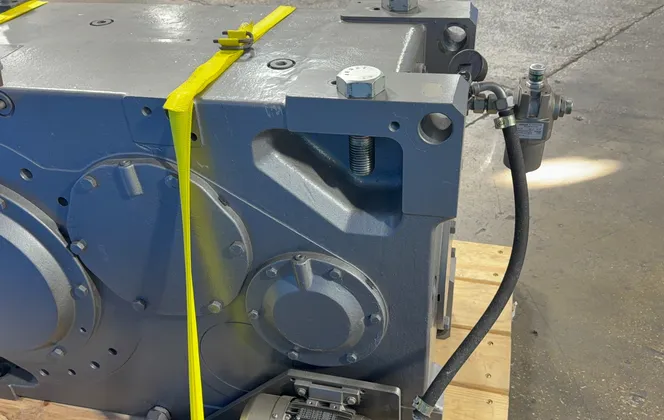 204 HP Nord #SK-12307V-LC-OSG-IEC315-315M/4-FOL100L/4-IT, Gear Reducer w/Motor, 88.55:1 Ratio, 2012 - Image 7