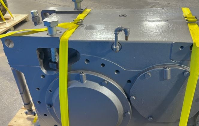 204 HP Nord #SK-12307V-LC-OSG-IEC315-315M/4-FOL100L/4-IT, Gear Reducer w/Motor, 88.55:1 Ratio, 2012 - Image 9