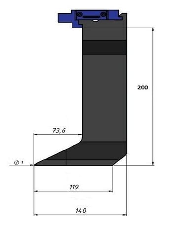 60" Erbend #PBC1520, CNC Motorized Folding Machine, 0.079" max. steel/galvanized thickness, 0.3 sec/bend - Image 4