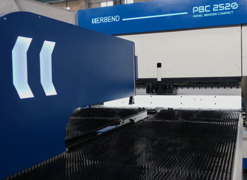 60" Erbend #PBC1520, CNC Motorized Folding Machine, 0.079" max. steel/galvanized thickness, 0.3 sec/bend - Image 9