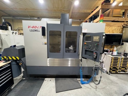 Leadwell V #40IT, vertical machining center, 40" X, 23" Y, 21" Z, 24 automatic tool changer, 12000 RPM, 25 - Image 1