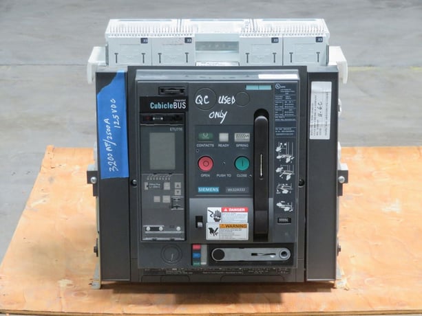 3200 Amps Siemens #WLS2A332, Low Voltage Air Circuit Breaker, 3-Pole, 635 Volts AC, 65 kA IC - Image 5