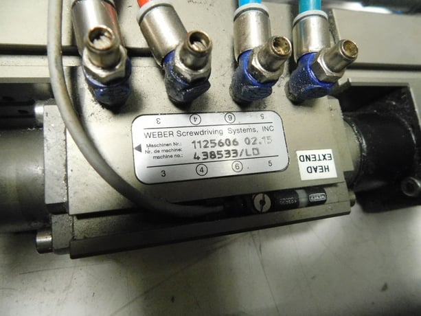 Weber #C30S1M, Automated Screwdriving Assembly System, Screwdriving Spindle, Screw Feeder, 120 VAC - Image 8