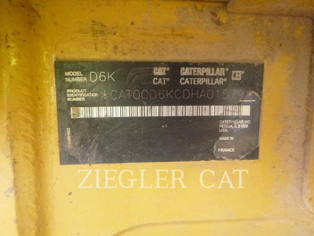 Caterpillar D6KLGP, 10183 hours, S/N: DHA01579, 2011 - Image 6