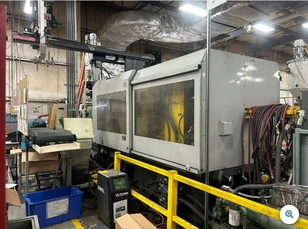 500 Ton, 89.6 oz., Van Dorn #500HT-4300, 95mm screw, Pathfinder 5000 Control, core pull, air blow, 1999 - Image 2