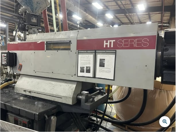 500 Ton, 89.6 oz., Van Dorn #500HT-4300, 95mm screw, Pathfinder 5000 Control, core pull, air blow, 1999 - Image 4