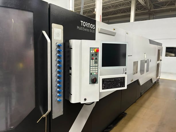 Tornos #Multi-Swiss-8X26, CNC multi spindle Swiss type screw machine, Fanuc 30iB, 2017 - Image 1
