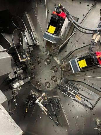 Tornos #Multi-Swiss-8X26, CNC multi spindle Swiss type screw machine, Fanuc 30iB, 2017 - Image 2