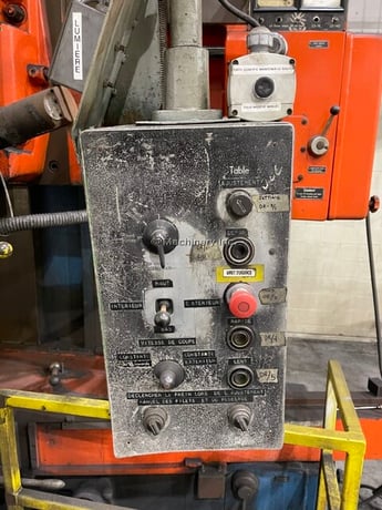 63" Froriep #KE-Super-KE16, vertical boring mill, 71" swing, 4-jaw, 47" height under rail, 50 HP - Image 6