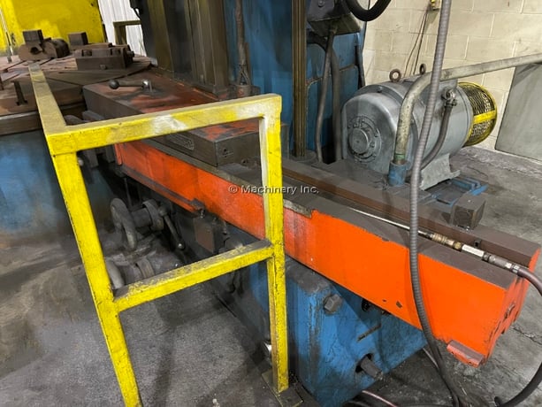 63" Froriep #KE-Super-KE16, vertical boring mill, 71" swing, 4-jaw, 47" height under rail, 50 HP - Image 7