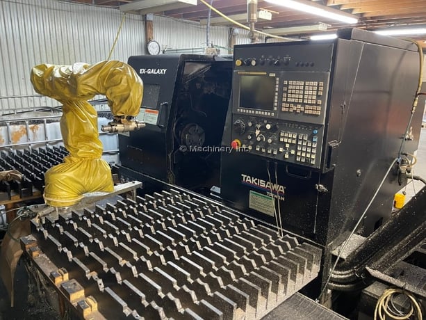 Takisawa #EX-Galaxy, CNC turning center, 18.9" swing, 8" chuck, 2.5" bar, 18.7" centers, 12.6" diameter - Image 3