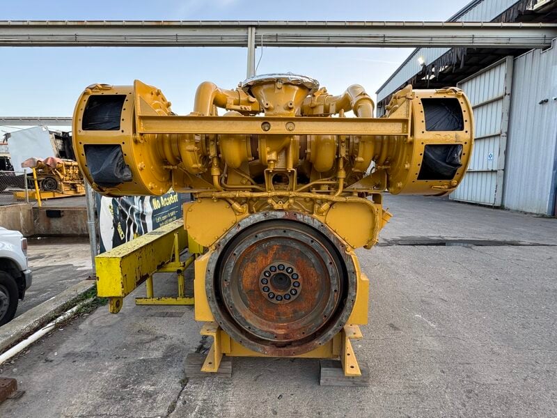 1476 HP Caterpillar #3512C-HD, diesel engine, 1200 RPM, Tier 2, rebuilt, 2007 - Image 4
