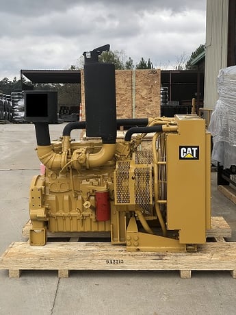 300 HP Caterpillar #C9, diesel power unit, 2432 hours, Tier 3, sound attenuated enclosure 1, 2008, new - Image 2