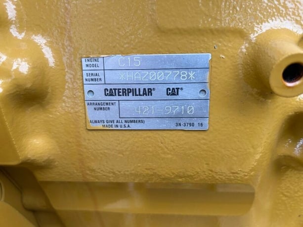 536 HP Caterpillar #C15-Acert, diesel power unit, 2000 RPM, Tier 3, sound attenuated enclosure 1, 2014 - Image 6
