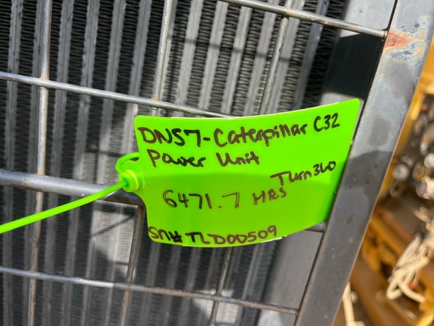 950 HP Caterpillar #C32, diesel power unit, 6471 hours, 1800 RPM, Tier 2, sound attenuated enclosure 0, 2009 - Image 6