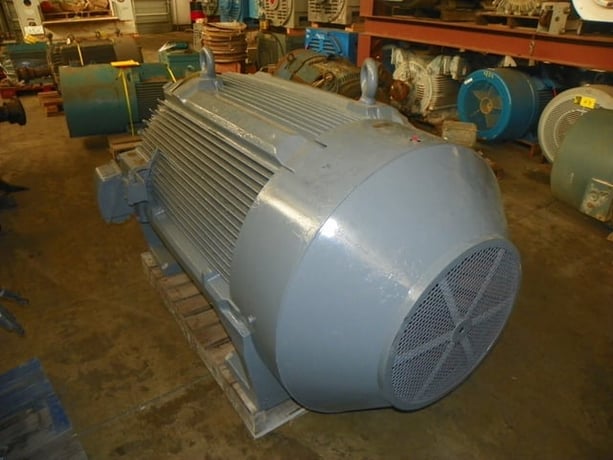 800 HP 1200 RPM Teco, Frame 6808B, TEFC BB, 2300 Volts - Image 2