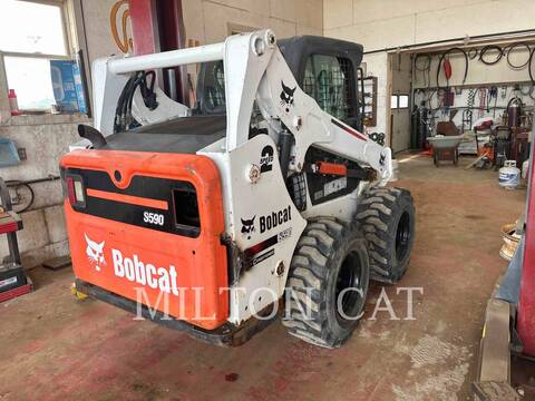 Bobcat S590, Skid Steer Loader, 1223 hours, S/N: AR9R13529C, 2015 - Image 3
