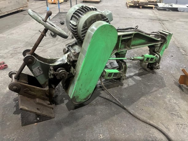Ryman #507, 4" abrasive roll grinding lathe attachment, 7.5 HP - Image 3