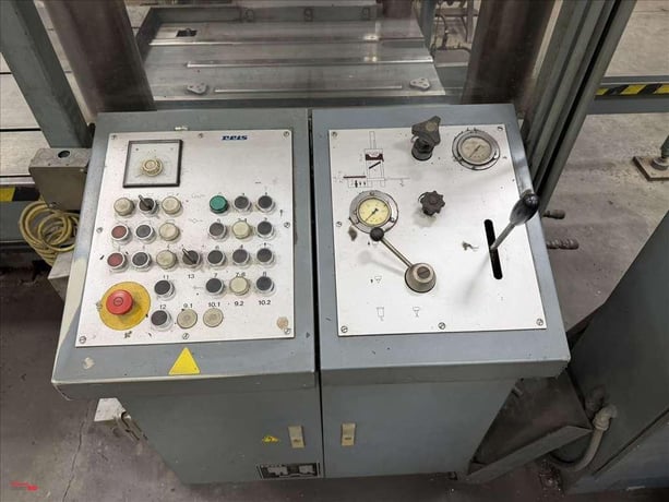 56 Ton, Reis #TUS125-OK-50, hydraulic spotting & tryout press, 5" stroke, 10 HP, 1991 - Image 9
