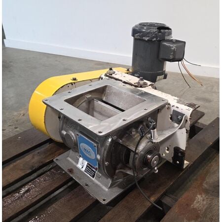 8" MAC Equipment #MD20, Stainless Steel square rotary airlock valve, 8-vane, 3/4 HP, 208-230/460 V. - Image 2