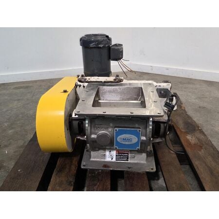 8" MAC Equipment #MD20, Stainless Steel square rotary airlock valve, 8-vane, 3/4 HP, 208-230/460 V. - Image 4